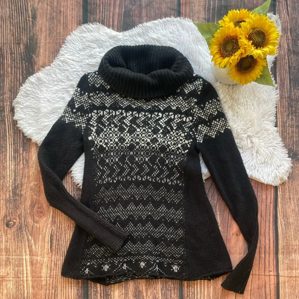 Free People Wool Blend Cowl Neck Sweater - Picture 3 of 8